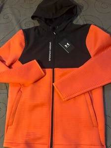 UNDER ARMOUR STORM EVO DAYTONA GOLF SPHERE #690 VENON RED HOODIE SIZE M MEN $110 - Picture 1 of 5
