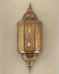 Luxurious wall sconce 100% handmade Moroccan lighting , copper brass wall lamp .