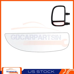 Replacement Towing Mirror Glass For 99-07 Ford F-250 350 450 550 Driver Side LH - Picture 1 of 8