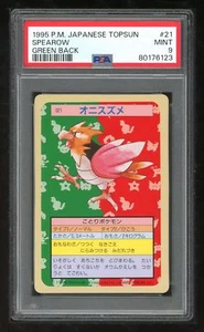 Pokemon Japanese Topsun Green Back 021 21 Spearow Card 1995 PSA 9 80176123 - Picture 1 of 2