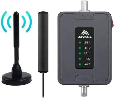 5G 4G Cell Phone Signal Booster 700/850/1700/1900MHz Band 12/13/17/2/5/4 Car/RV - Image 1 of 4