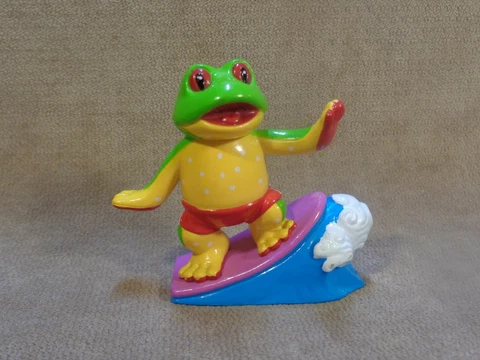 Webkinz Surfing Tree Frog 2” Figure Cake Topper (MA115) Cover