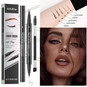Wasserfester zweizackiger Augenbrauenstift natürliches ultrafeines Makeu✨m Augenbraue Q UKY - Bild 1 von 28