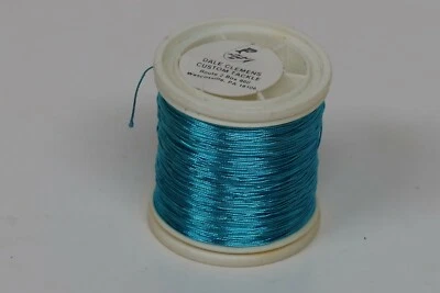 Rosca de bobinado de varilla verde aguamarina nailon metálico Gudebrod  Foto 1 de 3