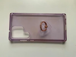 Samsung Galaxy S23 Ultra Transparent Phone Case with Handle - Zdjęcie 1 z 6