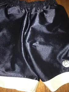 NIKE BASKETBALL Shorts blau/weiß genähtes Logo VINTAGE Herren MEDIUM mit Taschen RAR - Bild 1 von 6