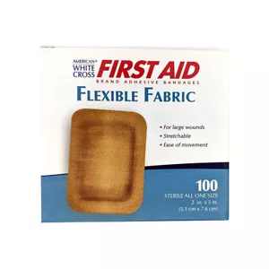 Flexible Fabric Bandages - Extra Wide - 2"x3" - 200 Pcs (MS-25700) - Picture 1 of 2