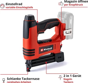 Einhell TE-CN 18 Li Kombigerät Tacker und Nagler Akku-Nagler - Bild 1 von 9