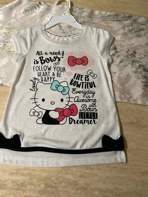 camiseta hello kitty niñas talla 4t Foto 1 de 4