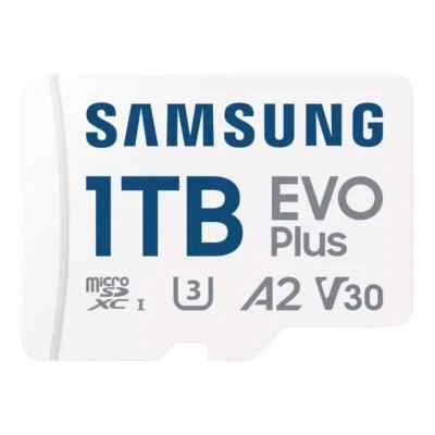 1TB Samsung Evo Plus 1TB Micro SD Memory Card Class 160mbs UHS-1 A2 V30 UK - Image 1 of 4