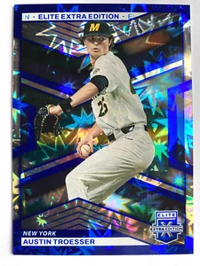 2023 Panini Elite Extra Edition FOTL Blue #37 Austin Troesser #08/16 - Picture 1 of 2