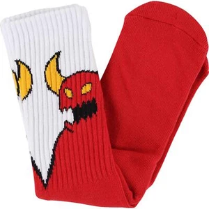 Toy Machine Skateboards Sketchy Monster Red/White Crew Socks One Size fits Most - Picture 1 of 1