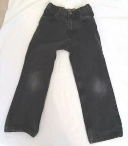 Boys Black Bootcut Arizona Jeans Size 7X Regular - Picture 1 of 12