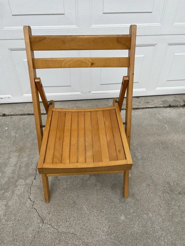 wooden folding chair made in romania Cover
