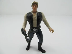 Han Solo Star Wars Figura de Acción Vintage 1995 Potf Con / Lanzador Kenner - Imagen 1 de 4