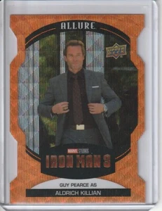 2022 UD Marvel Allure #20 Guy Pearce as Aldrich Killian Orange Slice Die-Cut - Picture 1 of 2