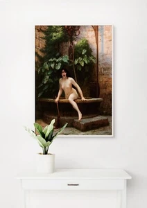 Jean-Léon Gérôme: Die Wahrheit kommt aus ihrem Brunnen, um die Menschheit zu beschämen. Giclée Museum - Bild 1 von 2