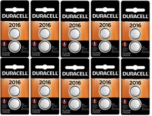 20 FRESH  Duracell CR2016 ECR2016 DL2016 3v Batteries EXP 2027 - Picture 1 of 3