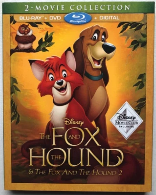 The Fox And The Hound 2-Movie Collection (Blu-Ray +DVD DMC Exclusive) NO Digital - Image 1 of 3
