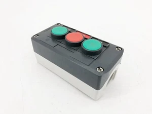 Schneider Electric XAL-D/K H7 Pushbutton Station Close-Stop-Open - Picture 1 of 5
