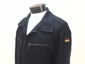 Vtg 90s GERMAN MILITARY Army Jacket Marquardt & Schulz Black Flag Patch Mens M * - Picture 1 of 7
