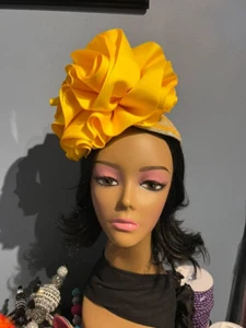 Satin Flower Fascinator - Picture 1 of 3