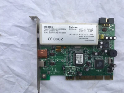 PCI Medion V.9X V.90 HAM 56K 1394V CTX  [508] - Bild 1 von 3