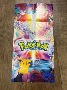 Pokemon The First Movie Soundtrack 1999 CD Booklet Only Poster Pikachu VTG 18" - Picture 1 of 9