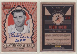 2013 Panini America's Pastime Pastime Signatures /49 Bobby Doerr #BD Auto HOF
