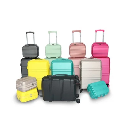 Reisekofferset Koffer Beautycase Trolley Hartschale Modell Anubis 2tlg BARUT - Bild 1 von 4