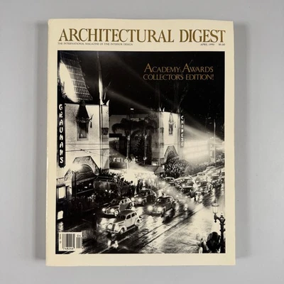 Architectural Digest Magazine April 1990 Academy Awards Collector's Edition - Image 1 of 4