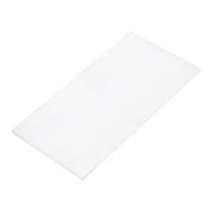 12 x 24 x 3/8 Inch Plastic UHMW Sheets, Opaque White Polyethylene Board DIY - Imagen 1 de 5