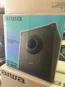 Aiwa TS-W45 Home Theater Audio 40 Watts Active Powered Subwoofer Brand New! - Picture 1 of 3