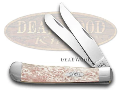 Cuchillo de Bolsillo Case xx Rosa Perla Grande Trampero 6073PC 6073 PC Foto 1 de 4