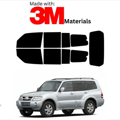Предварительно вырезанная тонировка окна для Mitsubishi Montero Suv 01-06 стабильная керамика сделано с 3M - Изображение 1 из 4