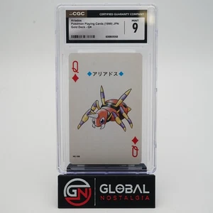 Cartas Pokémon japonesas Ariados 1999 baraja dorada #168 POP 4 CGC 9 - Imagen 1 de 2