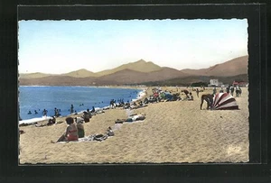 AK Argelés-sur-Mer, die Gesamtansicht des Strandes - Bild 1 von 2