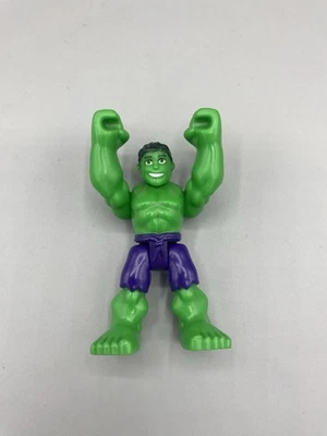 Imaginext Marvel Super Heroes Playskool Hasbro Hulk Action Figure 3" - Image 1 of 3