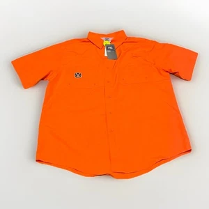 Auburn Tigers Fishing Shirt Large Wicking Short Sleeve - Picture 1 of 11