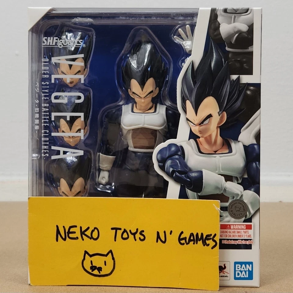 S.H.Figuarts Vegeta Older Style Battle Clothes Figure Japan Authentic