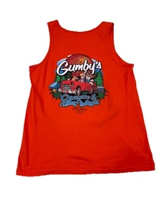 Gumby’s Orange Vintage Novelty Tank Top Size L - Picture 1 of 3