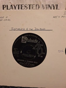 REPARATA & THE DELRONS WHENEVER A TEENAGER CRIES STATESIDE UK  VG- 7"  45 VINYL - Imagen 1 de 4