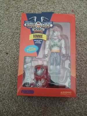 Nacelle Biker Mice From Mars Vinnie 7 Inch Action Figure NEW Foto 1 de 4
