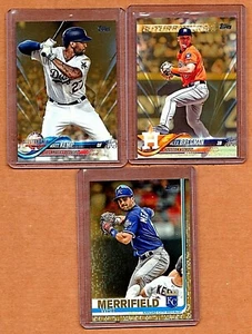 2018,19 "topps GOLD lot" SERIAL # 2019,18,WHIT MERRIFIELD,MATT KEMP,ALEX BREGMAN - Picture 1 of 2