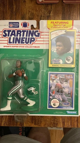 1990 Starting Lineup Randall Cunningham Philadelphia Eagles Cover