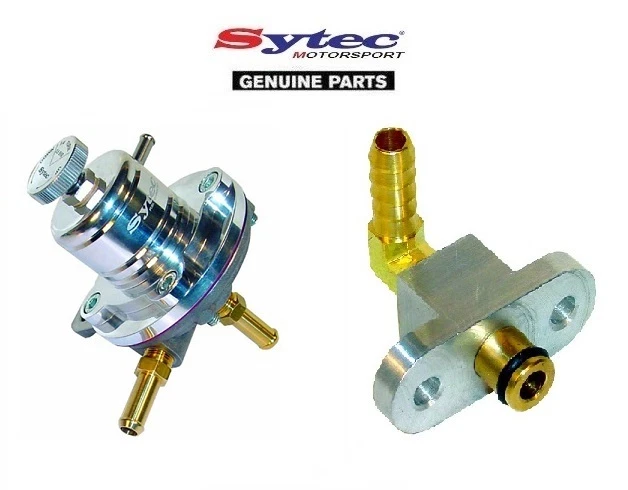 SYTEC MSV FUEL PRESSURE REGULATOR KIT FOR SUBARU IMPREZA WRX & STI 92-00 SILVER - Image 1 of 1