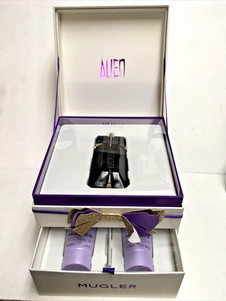 THIERRY MUGLER Alien / Golden Dreams Regalo Edición Limitada Set (con) RARO Foto 1 de 4