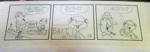 comic art Barney Cole by Dick White. Great Bait 6 x 17 pencils - Picture 1 of 1