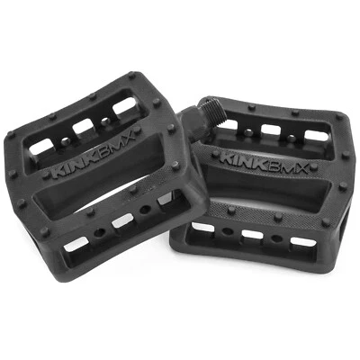 Pedales Kink Hemlock 9/16 plataforma ancha tratado térmicamente cromoly husillo pedal Foto 1 de 2
