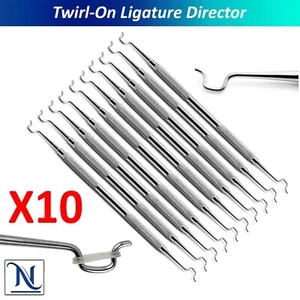 Twirl-On Ligature Applicator Scalers For Elastic Band Placement Orthodontic Tool - Picture 1 of 7